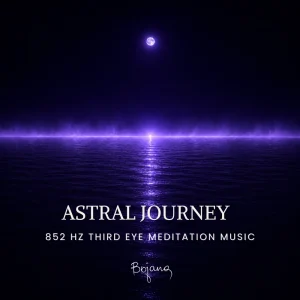 Astral Journey 852 Hz third eye meditation music album cover