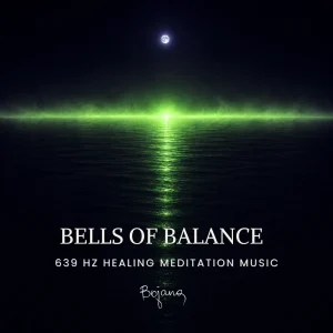 Bells of Balance 639 Hz healing meditation music album cover