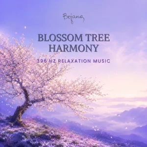 Blossom Tree Harmony 396 Hz relaxation music album cover