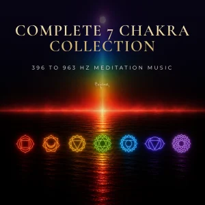 Complete 7 Chakra Collection, 396 to 963 Hz chakra meditation music album cover